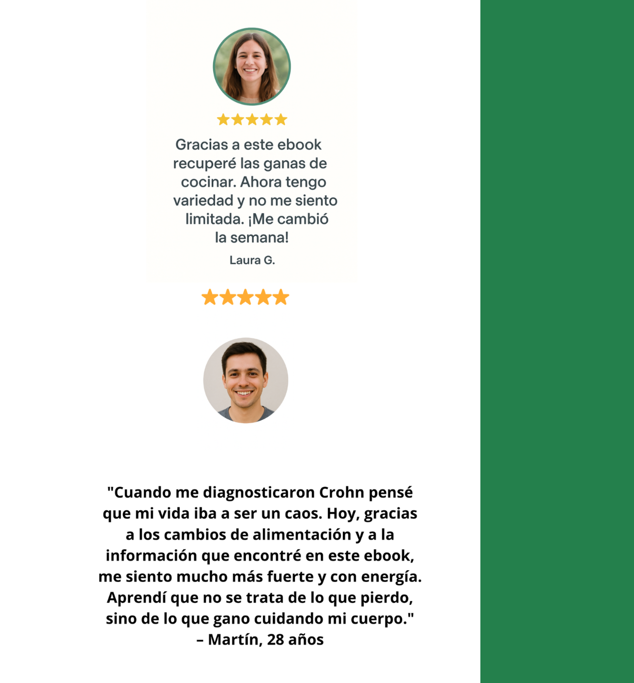 EBOOK de 40 recetas de Enfermedad de Crohn